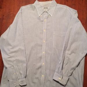 Men’s Cherokee Oxford Striped Buttoned Down Shirt